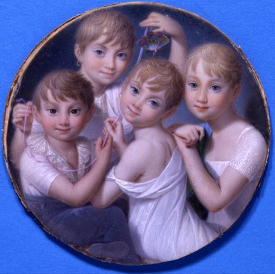 Portrait of the Children of Gian Giacomo Trivulzio by Giambattista Gigola